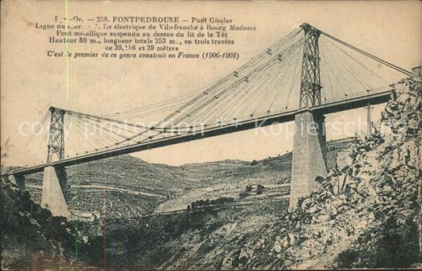 Bruecken Bauwerke Fontpedrouse Pont Giselar
