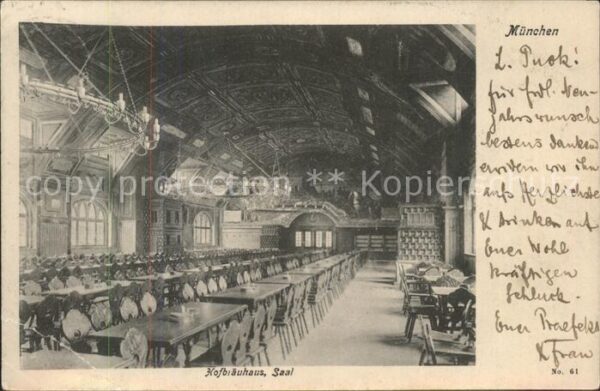 Hofbraeuhaus Muenchen Bier Saal