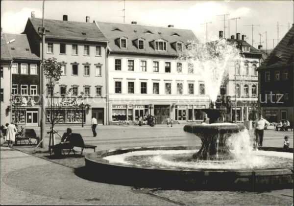 Weissenfels Saale Karl Marx Platz Springbrunnen
