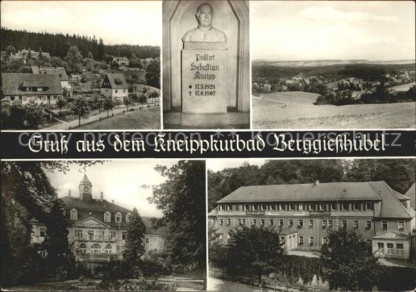 Berggiesshuebel Kneippkurbad Seb Kneipp Gedenkstein