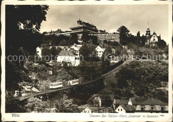 Bad Weisser Hirsch Luisenhof mit Bergbahn