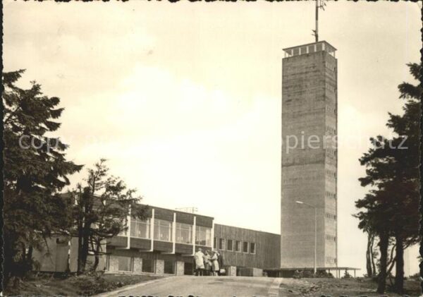 Oberwiesenthal Erzgebirge Fichtelberghaus mit Aussichtsturm