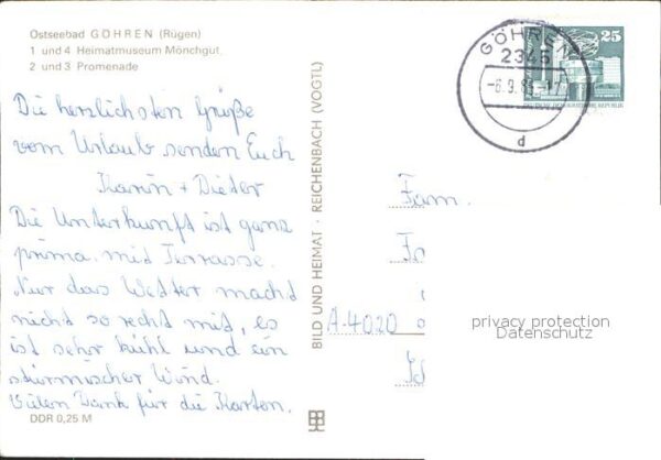 Goehren Ruegen Heimatmuseum Mönchgut Promenade – Bild 2