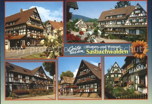 Sasbachwalden Ortsansichten Fachwerkhäuser