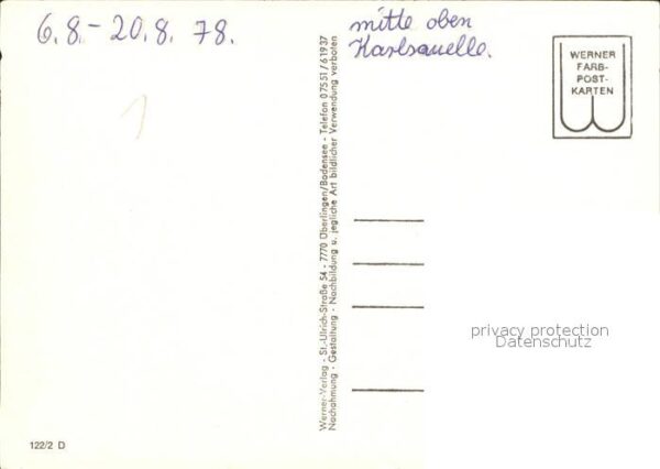 Alpirsbach Total Brunnen Schwimmbad Kirche Strasse – Bild 2