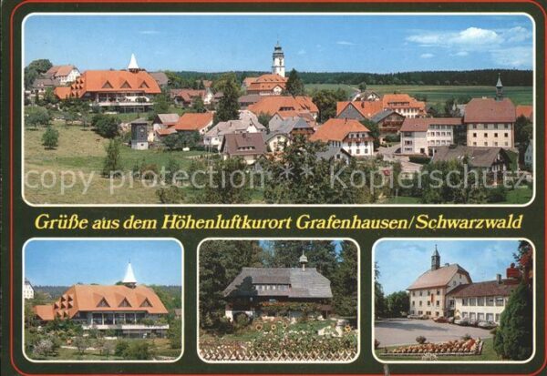 Grafenhausen Schwarzwald Orts und Teilansichten