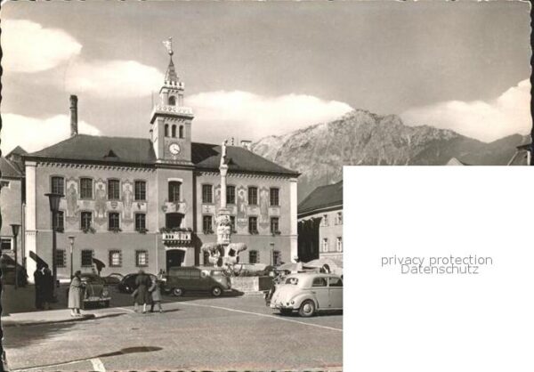 Bad Reichenhall Marktplatz mit Hochstaufen – Bild 2