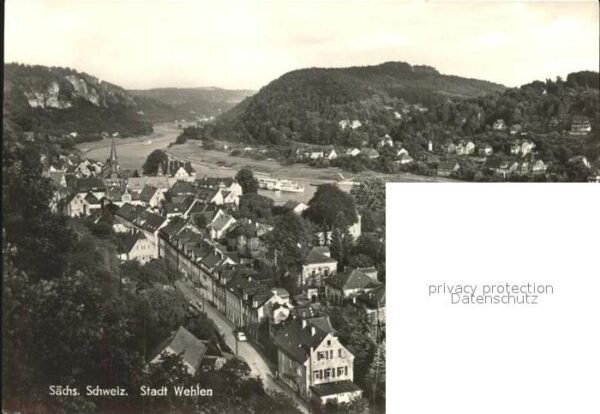 Wehlen Sachsen Totalansicht – Bild 2
