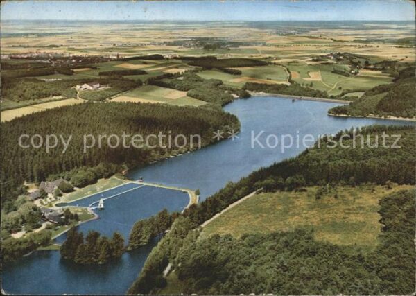 Kirchheim Euskirchen Steinbachtalsperre Fliegeraufnahme