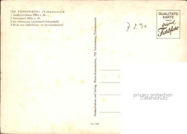 Fohrenbuehl Gedächtnishaus Fohrenbühl Höhenweg Apfe – Bild 2