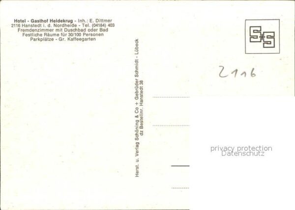 Hanstedt Nordheide Hotel Gasthof Heidekrug Gastraum – Bild 2