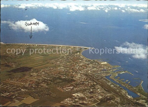 Cuxhaven Nordseebad Fliegeraufnahme