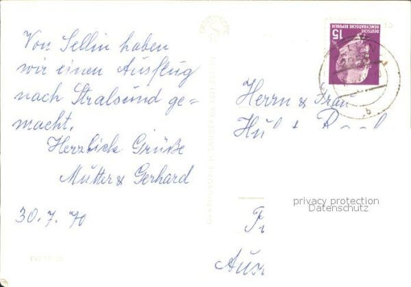 Stralsund Mecklenburg Vorpommern Panorama Kniepertor Knieper Nord – Bild 2