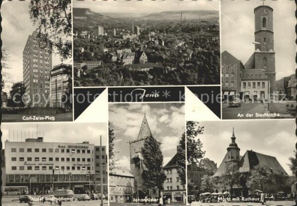 Jena Carl Zeiss Platz Stadtkirche Hotel Inte