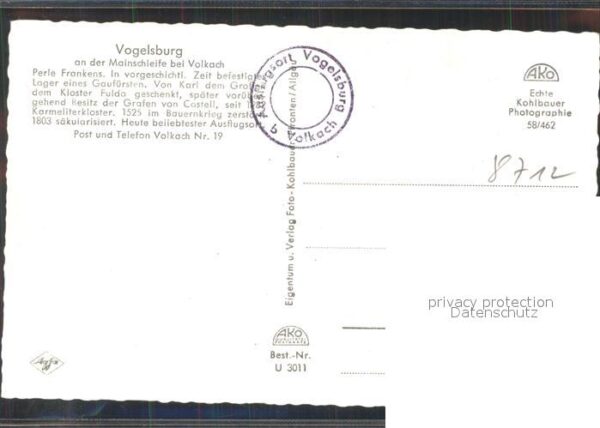 Escherndorf an der Mainschleife mit Vogelsburg – Bild 2