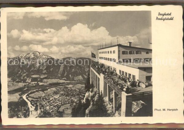 Bad Reichenhall Berghotel Predigtstuhl Terrasse