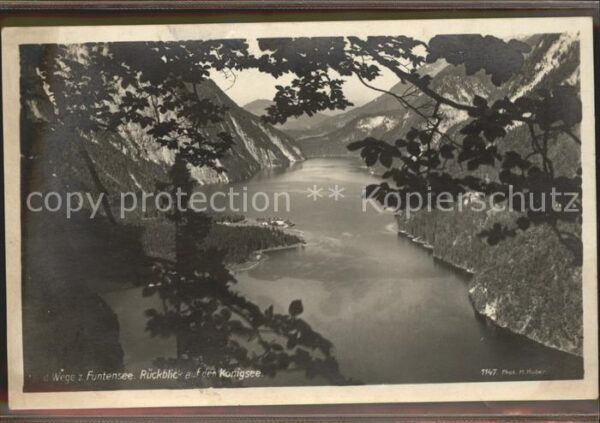 Koenigsee Berchtesgaden Weg zum Funtensee