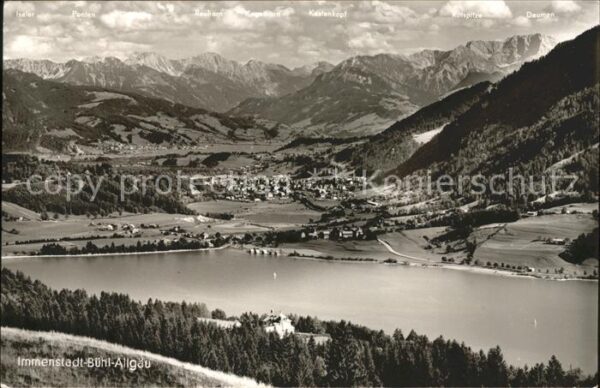 Immenstadt Allgaeu mit beiden Alpseen