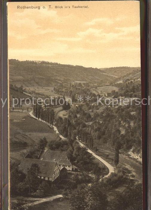 Rothenburg Tauber Taubertal