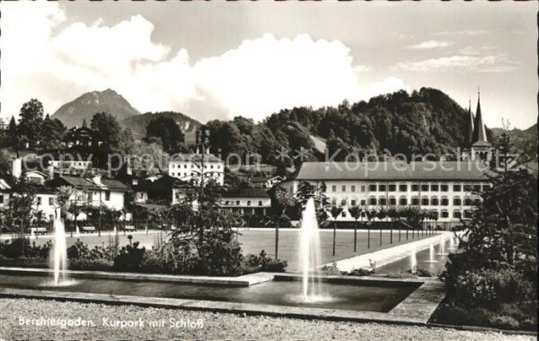 Berchtesgaden Kurpark mit Schloss