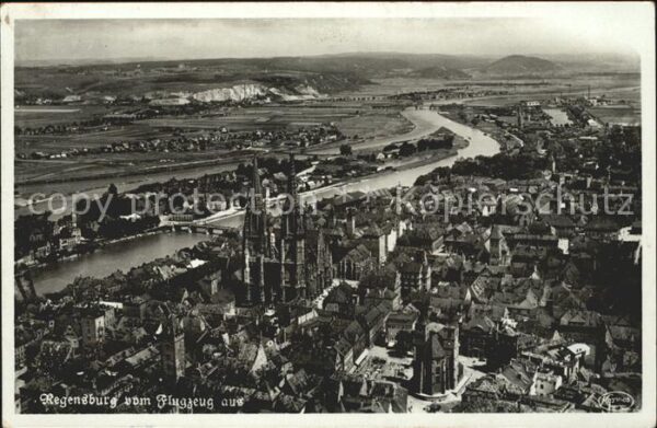 Regensburg Fliegeraufnahme