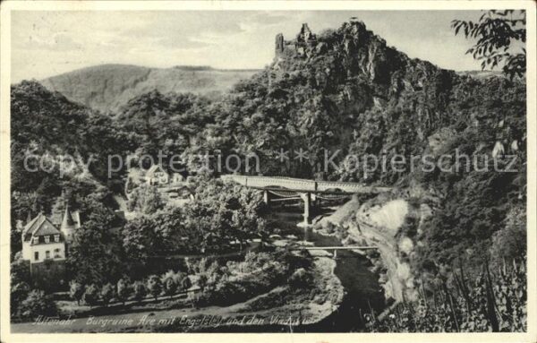 Altenahr Burgruine Are mit Engelsley und den Via