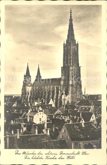 Ulm Donau Ulmer Münster
