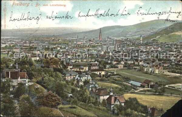 Freiburg Breisgau vom Lorettoberg