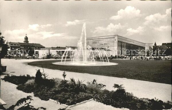 Heilbronn Neckar Stadtgarten und Festhalle Harmonie Spri