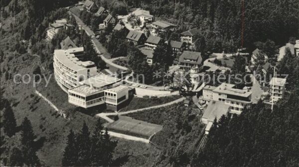 Wildbad Schwarzwald Fliegeraufnahme Sommerberg