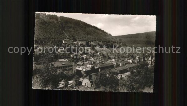 Wildbad Schwarzwald Teilansicht