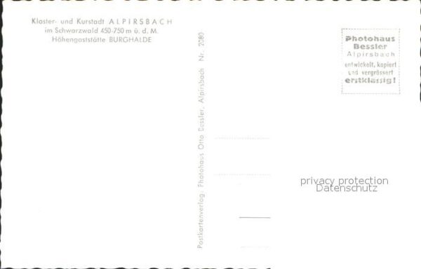 Alpirsbach Höhengaststätte Burghalde – Bild 2