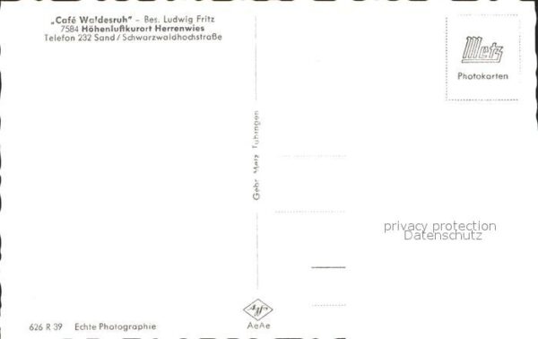 Herrenwies Cafe Waldesruh – Bild 2