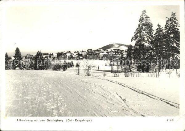 Altenberg Erzgebirge Panorama mit Geisingberg