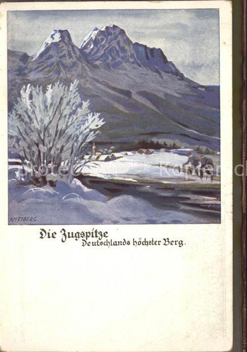 Zugspitze Künstlerkarte