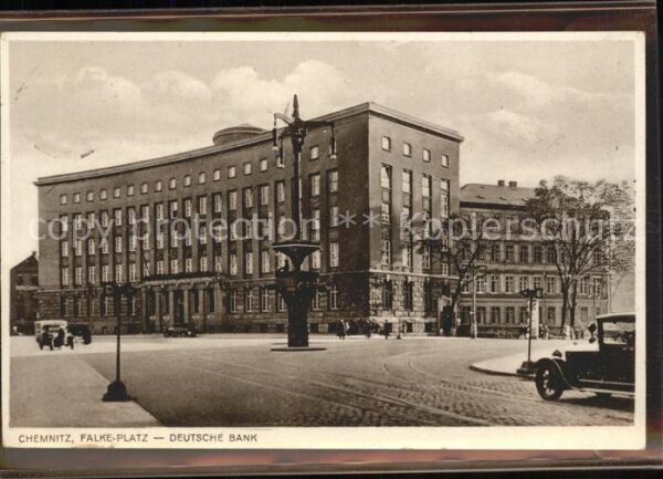 Chemnitz Falkeplatz Deutsche Bank