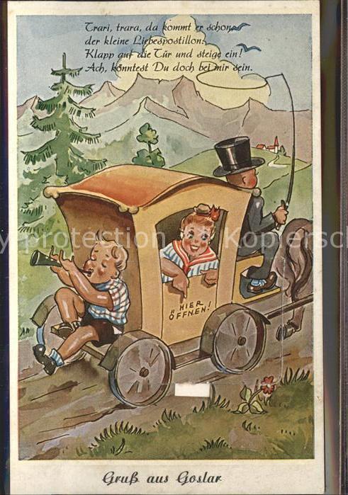 Goslar Kutschfahrt Karikatur