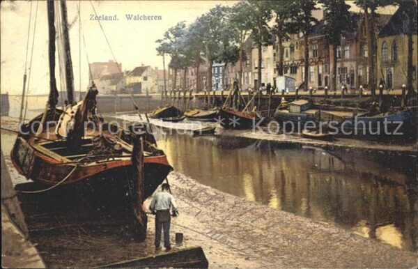 Zeeland Niederlande Walcheren Fischerboot