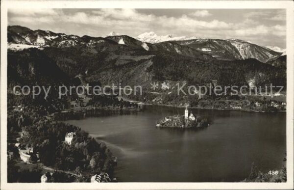 Bled Triglov Insel Bergpanorama