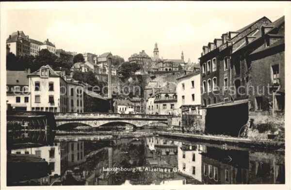 LUXEMBOURG  Luxemburg Alzette au Grund Pont