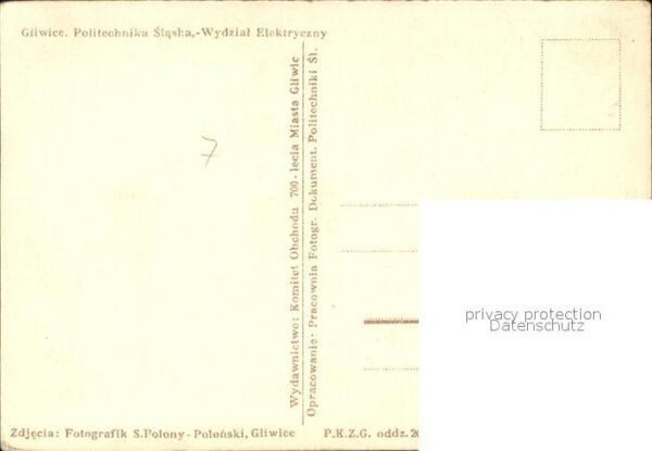 Gliwice Gleiwitz Politechnika Slaska Universität – Bild 2