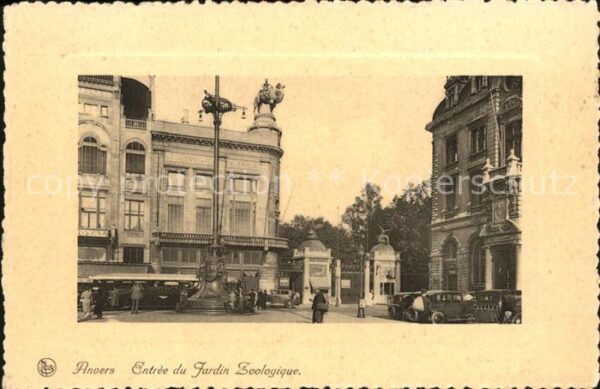 Anvers Antwerpen Entree du Jardin Zoologique