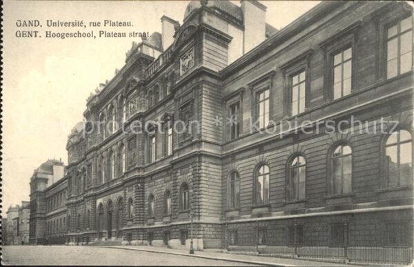 Gand Belgien Universite Rue Plateau