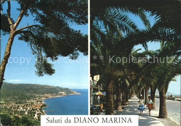Diano Marina Panorama Il golfo Passeggiata delle Pal