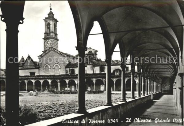 Firenze Florenz Certosa die Firenze Chiostro Grande