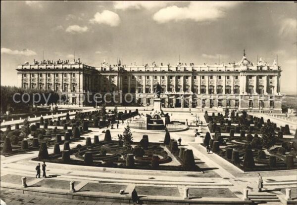 Madrid Spain Plaza de Oriente Palacio Nacional Monum