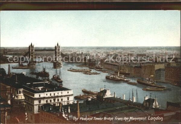 London Poland Tower Bridge from the Monument D