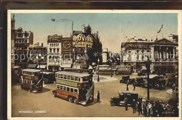 London Piccadilly Doppelbus