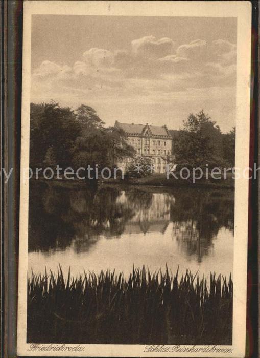 Friedrichroda Schloss Reinhardsbrunn Park See