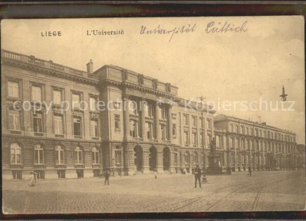 Liege Luettich Universite Universität Denkmal